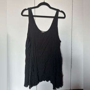 Free People | Intimately | Black Flowy Tank | Size Medium